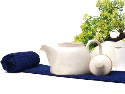 Kitchenwala Ceramic White Teapot