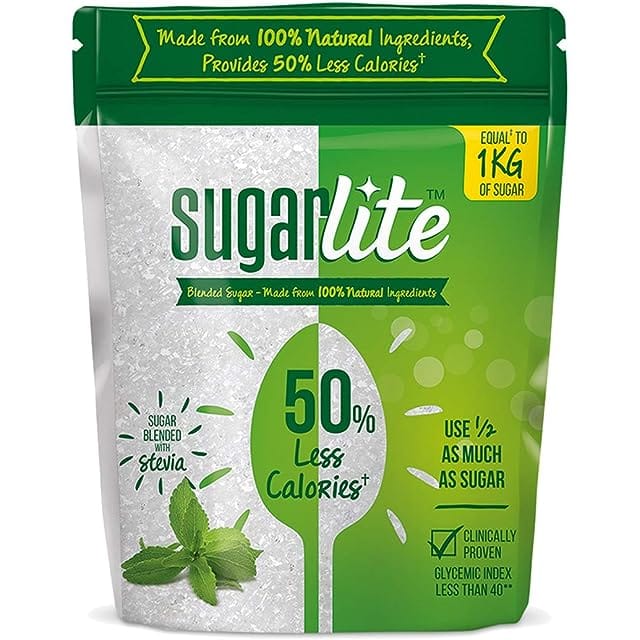 Parrys Sugarlite 50 Less Calories Sugar Pouch 3 X 500 G