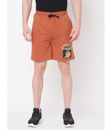 Fitz - Brown Cotton Mens Shorts ( Pack of 1 ) - None