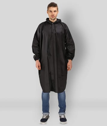 Goodluck Black Poncho - Free Size