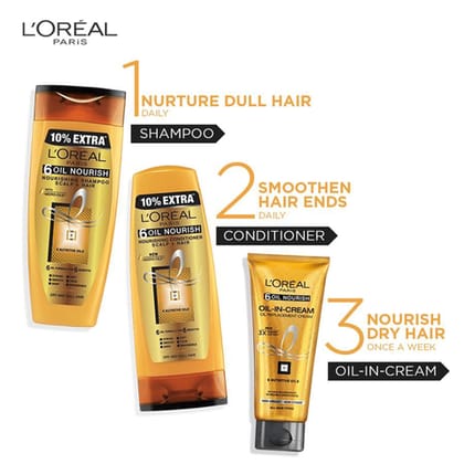 Loreal Paris 6 Oil Nourish Conditioner, 192.5 ml Bottle