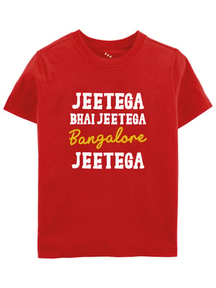 Jeetega Bhai Jeetega Bangalore Jeetega - Tee-1-2 years / Yes (With Name & Numer on the Back)