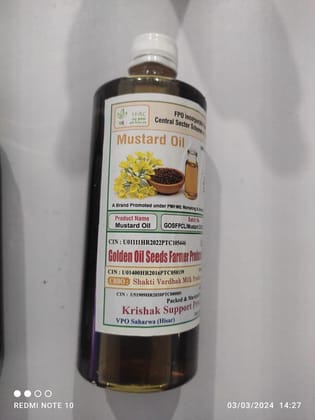 Black Mustard Oil 500 ml