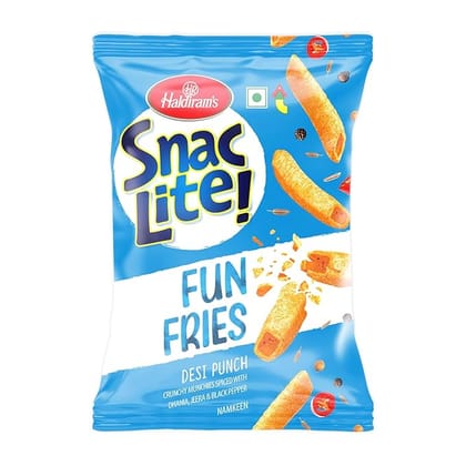 Haldiram's Snac Lite Desi Punch Fun Fries Crisps