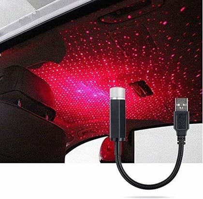 Nivdeep Enterprise USB CAR/HOME STAR LIGHT Car Fancy Lights (Black)