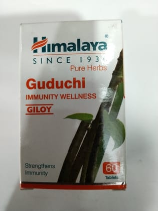 Himalaya Pure herbs Guduchi Immunity wellness Giloy Strengthens Immunity 60 Tablets 