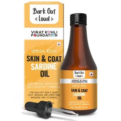 Bark Out Loud by Vivaldis, Skin & Coat Sardine Oil -  200ml