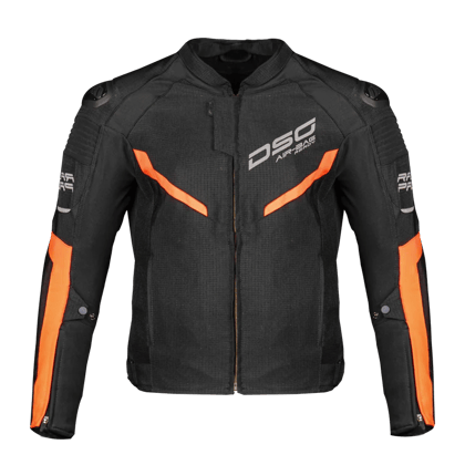 DSG Race Pro V2 RipStop (LE) Riding Jacket-Medium / Black Orange