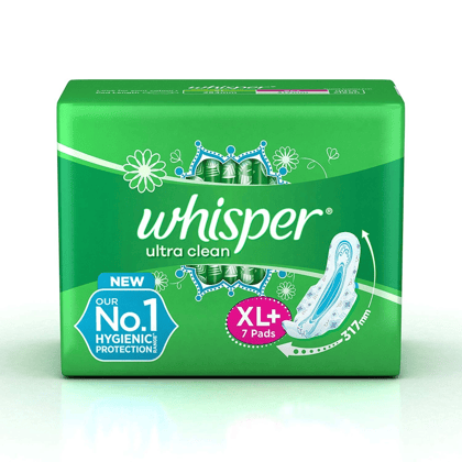 Whisper Ultra Clean Xl Plus, 7 Pcs