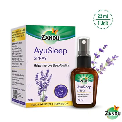 AyuSleep | Ayurvedic Sleep Spray for Quick & Deep Sleep (22ml)