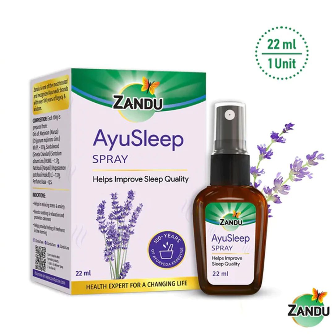 AyuSleep | Ayurvedic Sleep Spray for Quick & Deep Sleep (22ml)