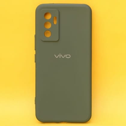 Dark Green Candy Silicone Case for Vivo V23e