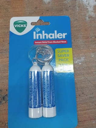 Vicks Inhaler Instant relief from blocked nose 