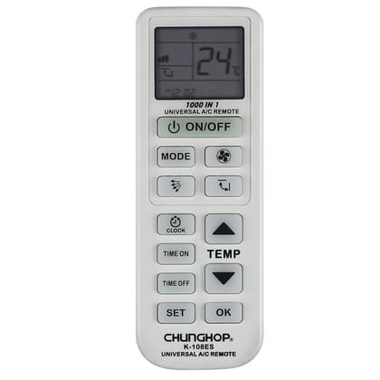 CHUNGHOP K-108ES Universal Air Conditioner Remote Control Replacement Remote Controller