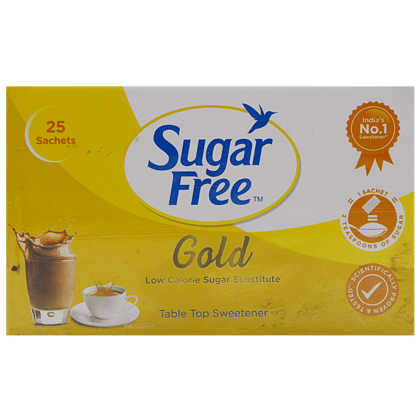 Sugar free Gold Low Calorie Sweetener, 25 Sachet(Savers Retail)