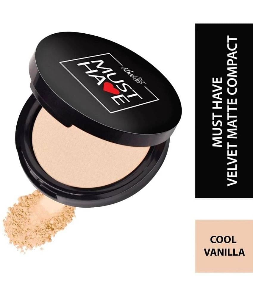 Iba Must Have Velvet Matte Pressed Compact Powder Cool Vanilla, 9g , High Coverage, (Pack of 1)