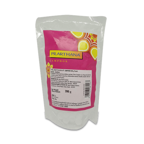 Prarthana Camphor, 200 gm Pouch
