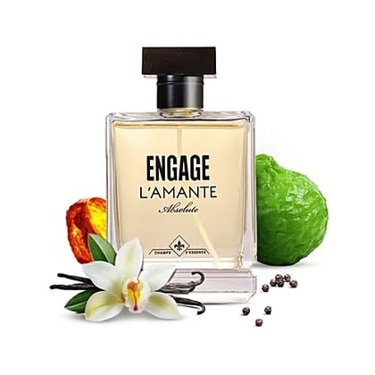Engage L'amante Absolute Eau De Parfum - For Men, Spicy, 100 ml