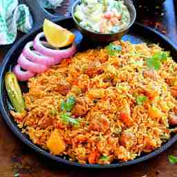 Chaap biryani [10 person]