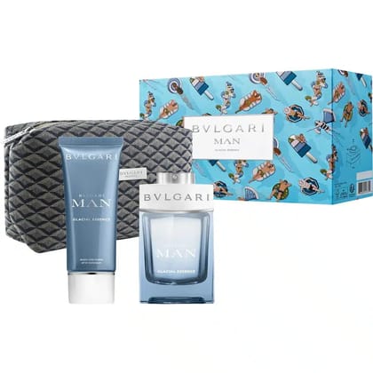 Bvlgari Glacial Essence Gift Set EDP + After Shave Balm + Pouch