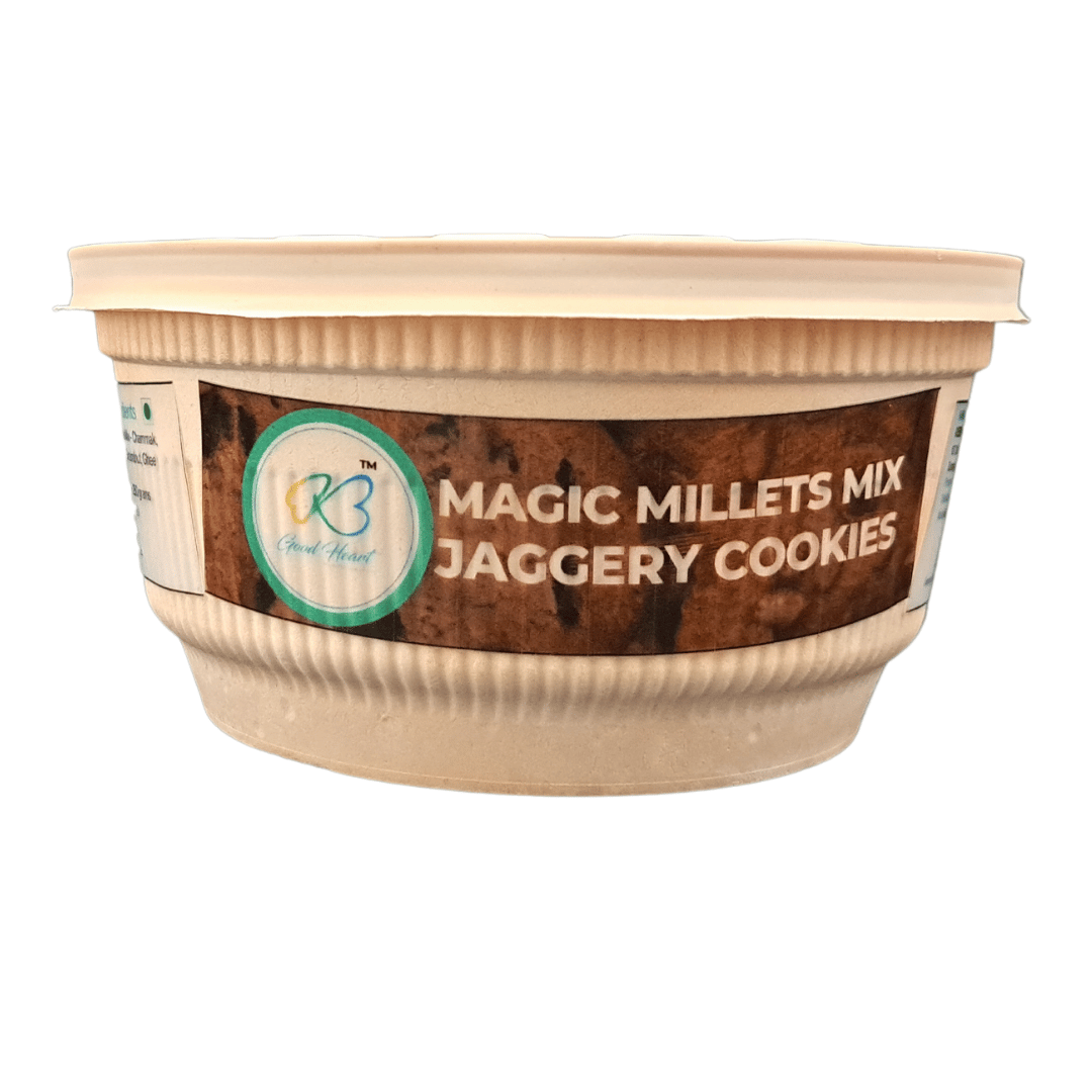 Good Heart Magic Millets Mix - Jaggery Cookies - 250 Gram