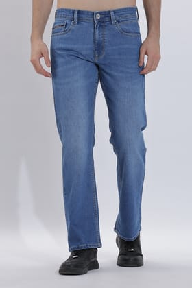 Men's Straight Fit Blue Non Tearing  Jeans | Rick Rogue-30