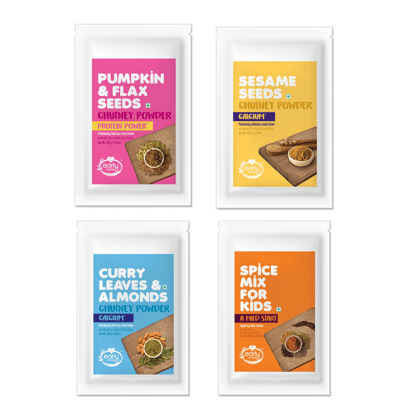 Combo of Spice Mix & Chutney Powders for Kids
