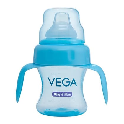 Vega Baby & Mom Spout Sippy Cup - Blue - VBWA3-06