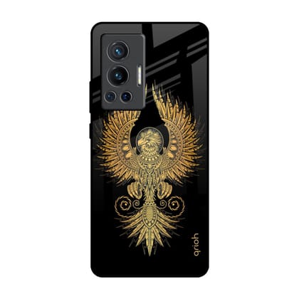 Mythical Phoenix Art Glass Case for Vivo X70 Pro