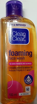 Clean&Clear Foaming face wash 100ml