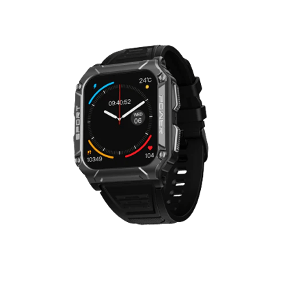 boAt Wave Force 2 | Smart Watch with 1.96" (4.97cm) HD Display, BT Calling, Built-in compass, SpO2 & Heart rate Monitoring Active Black