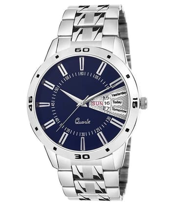 newmen - Silver Stainless Steel Analog Mens Watch