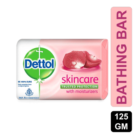 Dettol Bathing Bar Soap - Skincare, 120 gm Bar