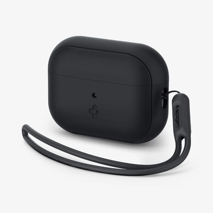 AirPods Series - Silicone Fit + Strap-Black + Black Strap / AirPods Pro 2