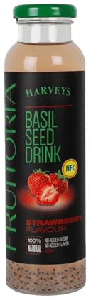 Harveys Basil Seed Drinks Strawberry Flavour