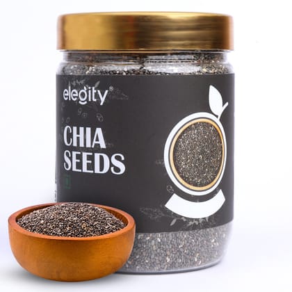 Elegity Nutrient - Rich Snack For Weight Loss & Immunity Boost |100% Organic|Keto Friendly Chia Seeds, 250 gm