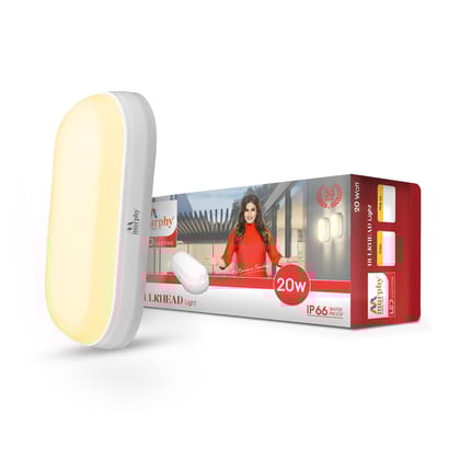 20W LED Bulkhead Wall Mount Light-Warm White / Pack of 1