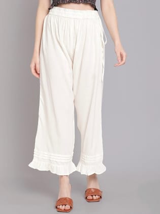 Ruffles Detail Palazzos