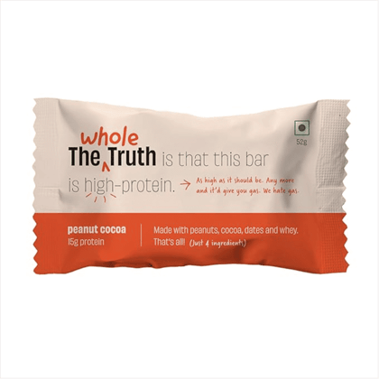 The Whole Truth - Protein Bars | Peanut Cocoa | 12g Protein