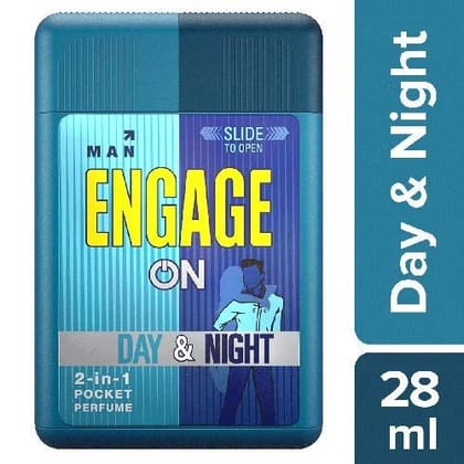  Engage On Day & Night 2 In 1 Pocket Perfume For Men, 28 ml  