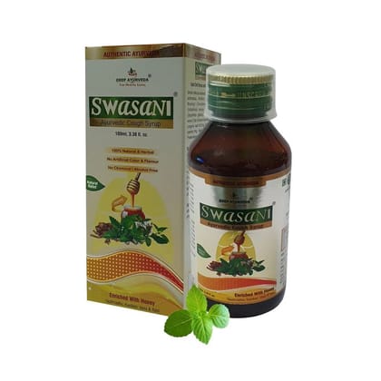 Swasani Ayurvedic Liquid Tonic - Supports Respiratory Health, Relieves Cough & Congestion