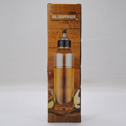 2346 Oil Dispenser Transparent Plastic Oil Bottle, 1 L