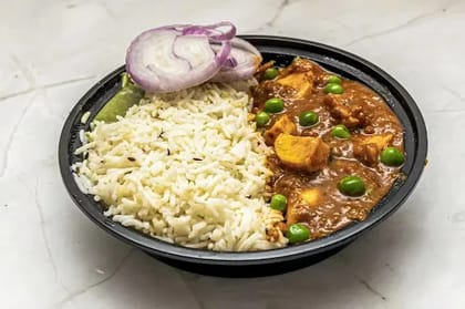Aloo Matar Rice Bowl