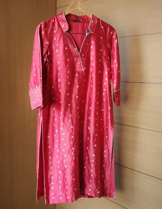 Benarsi Bandhej Kurta Set