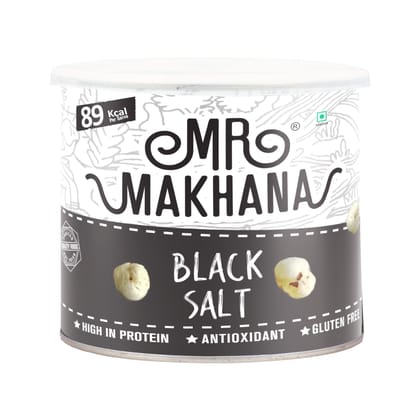 Mr Makhana Black Salt - 50 gm, Pack of 3