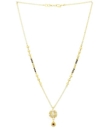 Soni jewellery - Golden Mangalsutra ( Pack of 1 ) - Golden