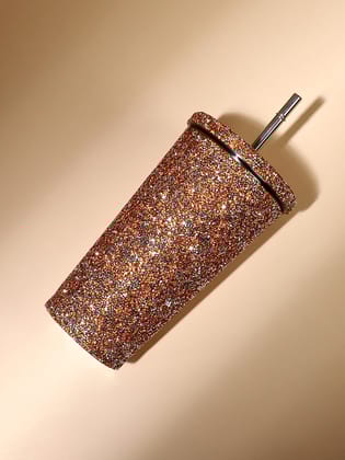 The Aureate Bijou Sipper (500 Ml) - Amber Gold-Bottels
