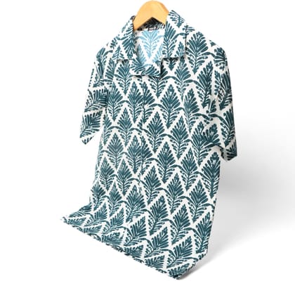 Jade Cuban Collar Shirt#14-XS