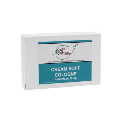 Artnweavess Cream Soft Cologne Handmade Soap NT, 100 gm - Pack of 2