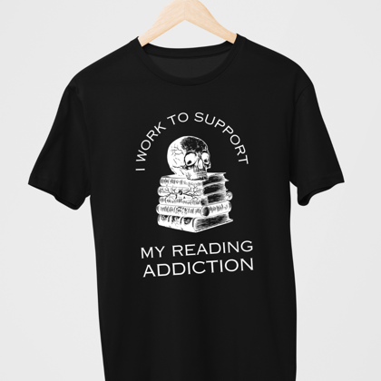 MY READING ADDICTION-Black / S